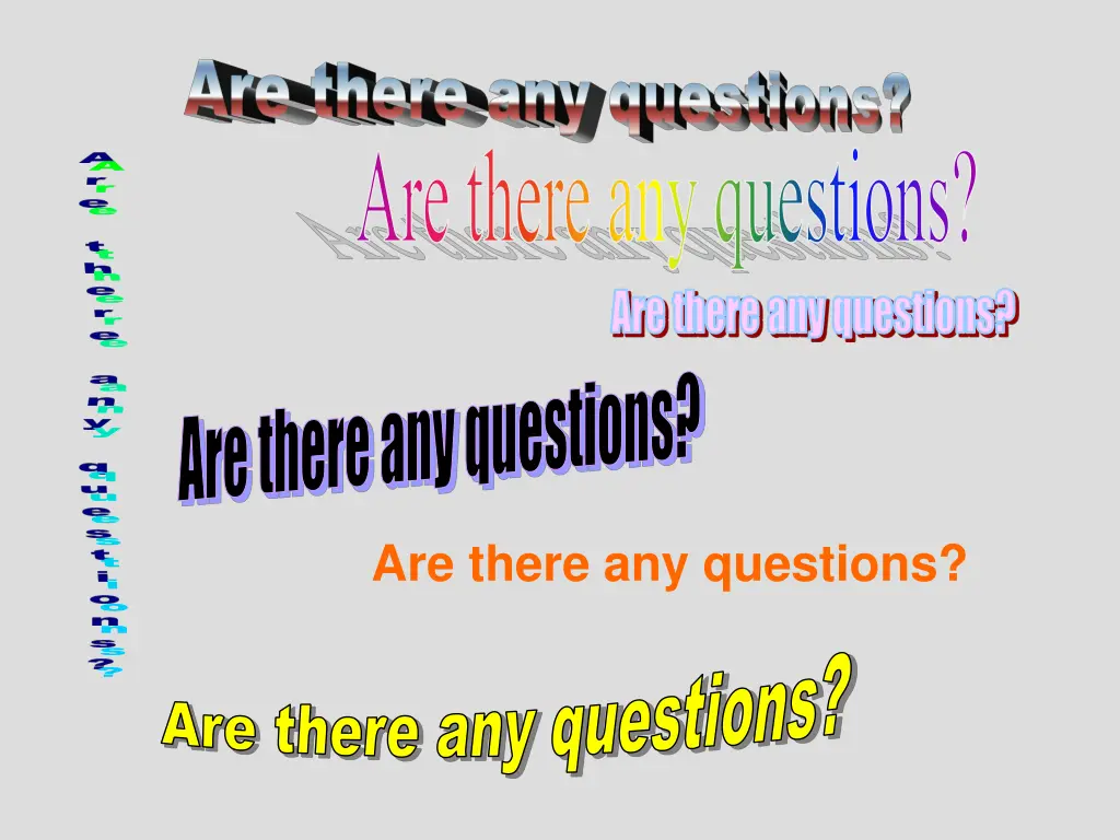 are there any questions