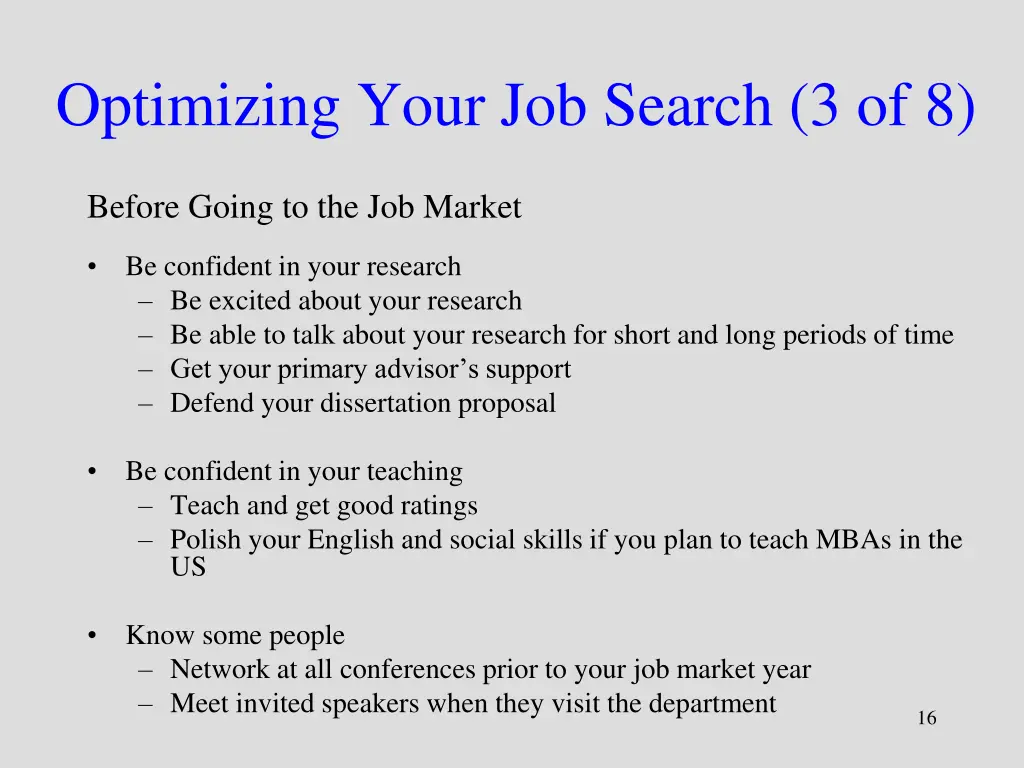 optimizing your job search 3 of 8