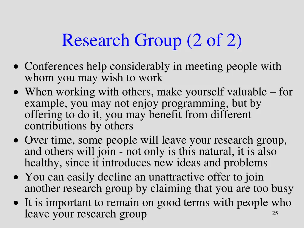 research group 2 of 2