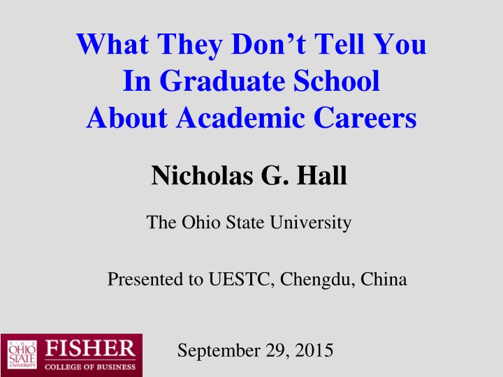 what they don t tell you in graduate school about