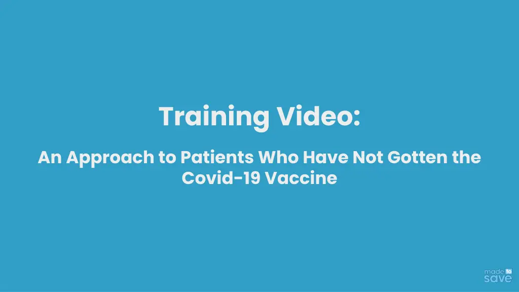training video