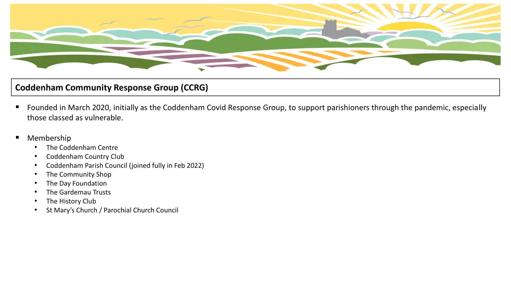 coddenham community response group ccrg