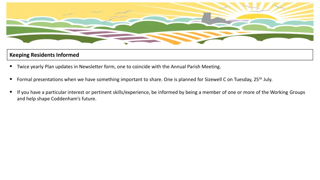 keeping residents informed