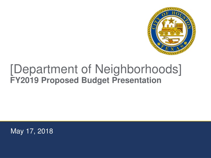 department of neighborhoods fy2019 proposed