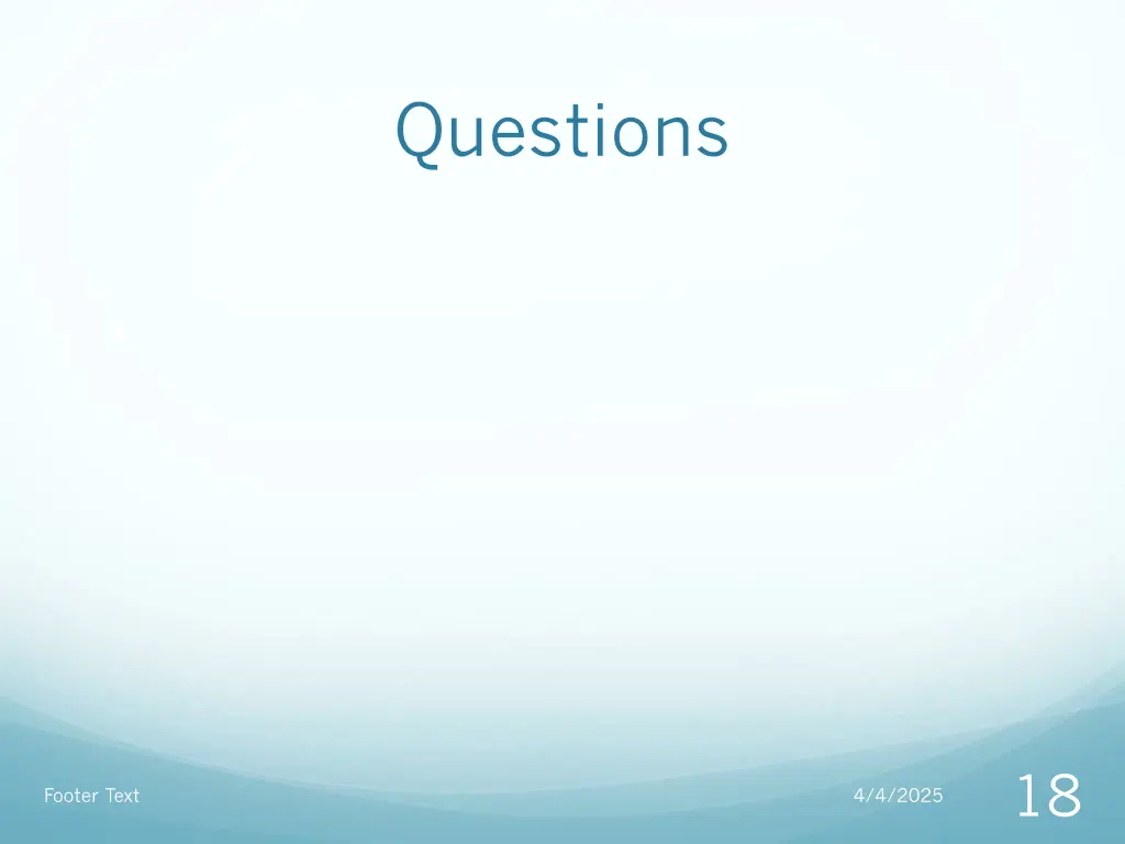 questions