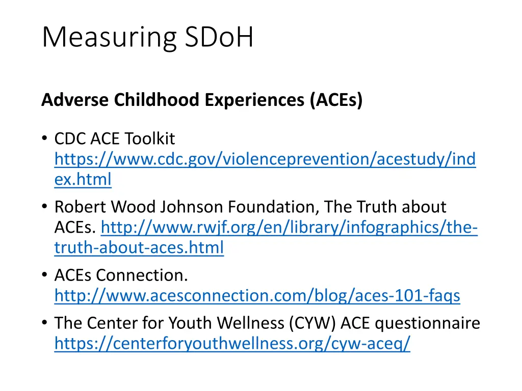 measuring sdoh