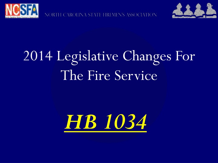 2014 legislative changes for the fire service