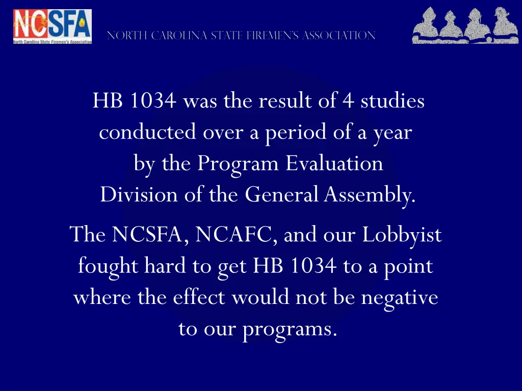 hb 1034 was the result of 4 studies conducted