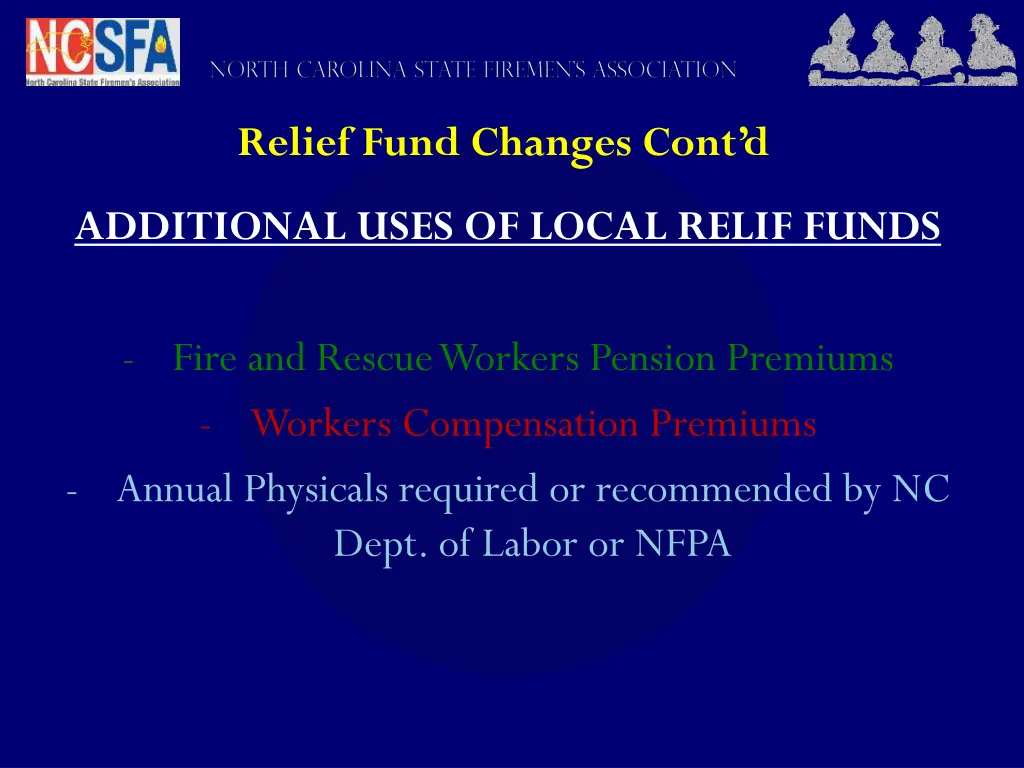 relief fund changes cont d 1