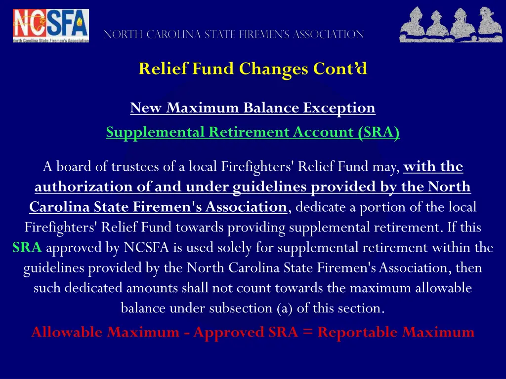 relief fund changes cont d 6