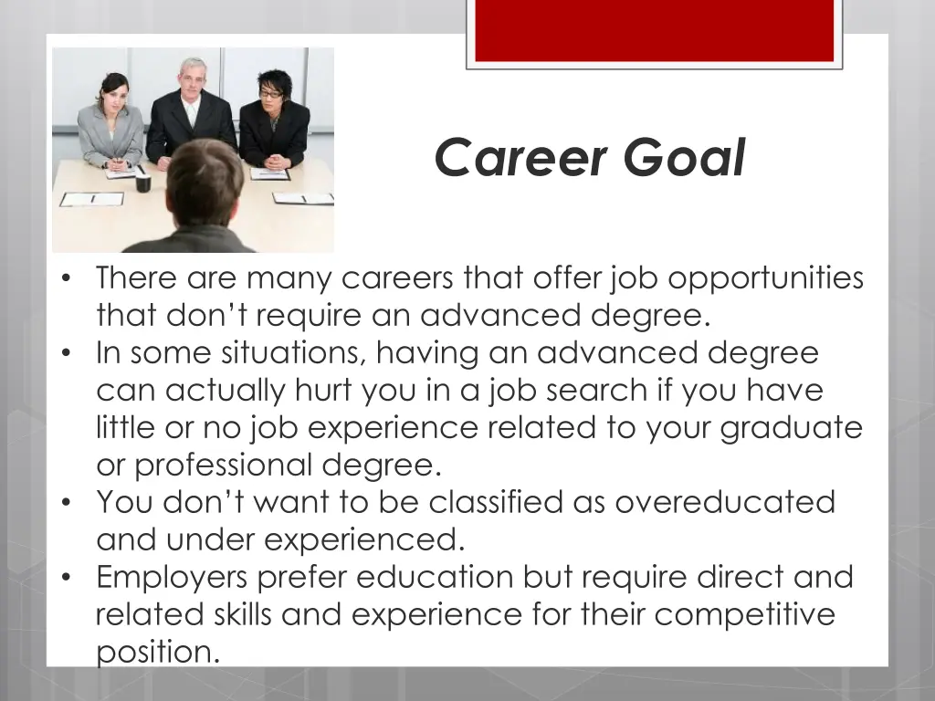 career goal 2