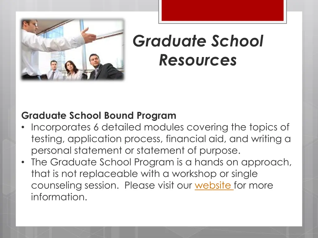 graduate school resources 1