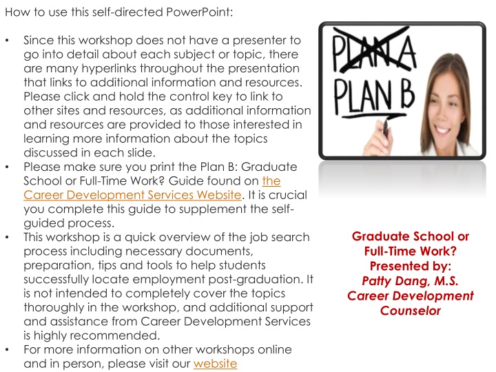 how to use this self directed powerpoint