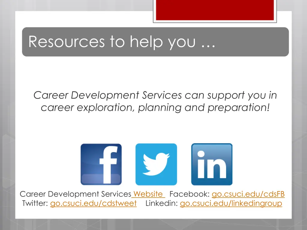 resources to help you