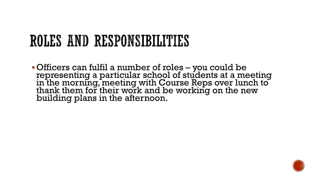 roles and responsibilities