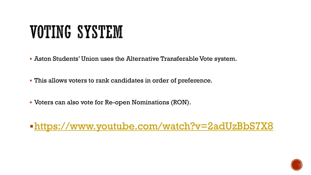 voting system