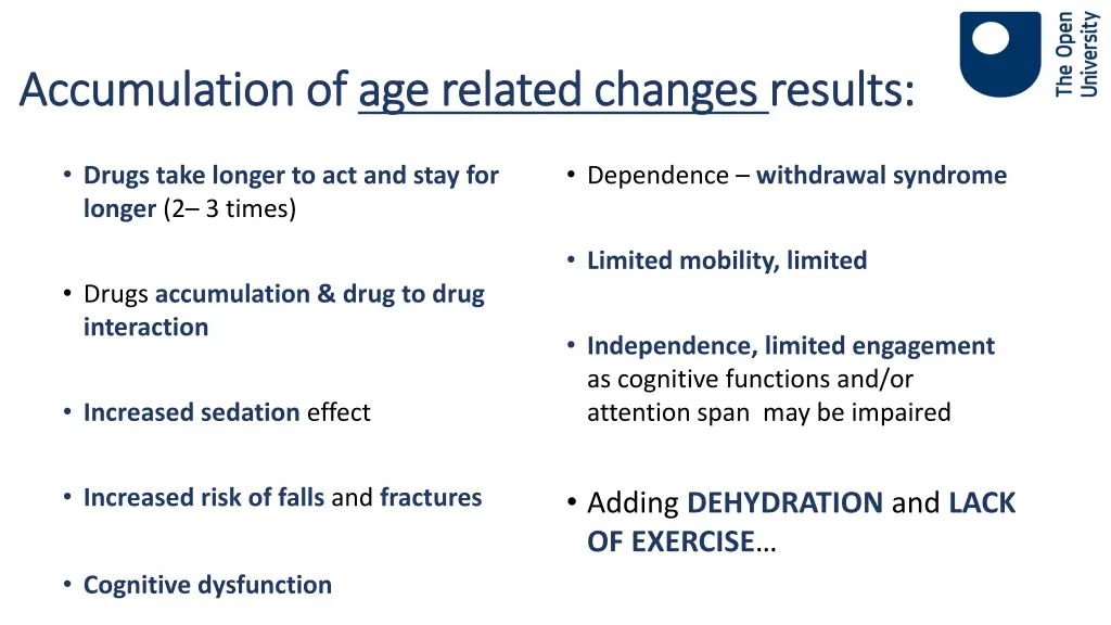 accumulation of accumulation of age related