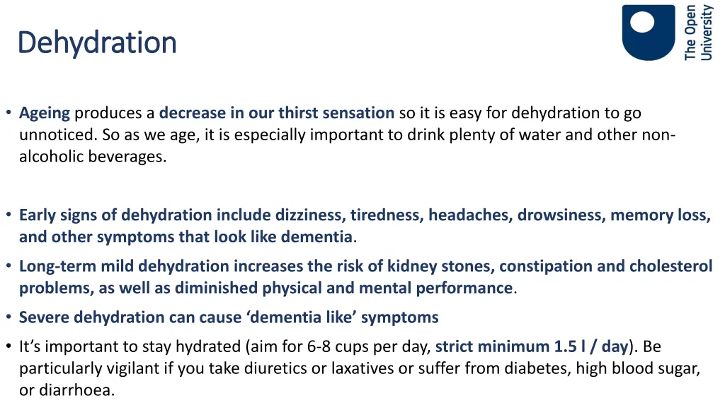 dehydration dehydration