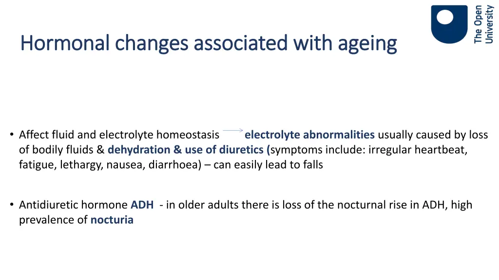 hormonal changes associated with ageing hormonal