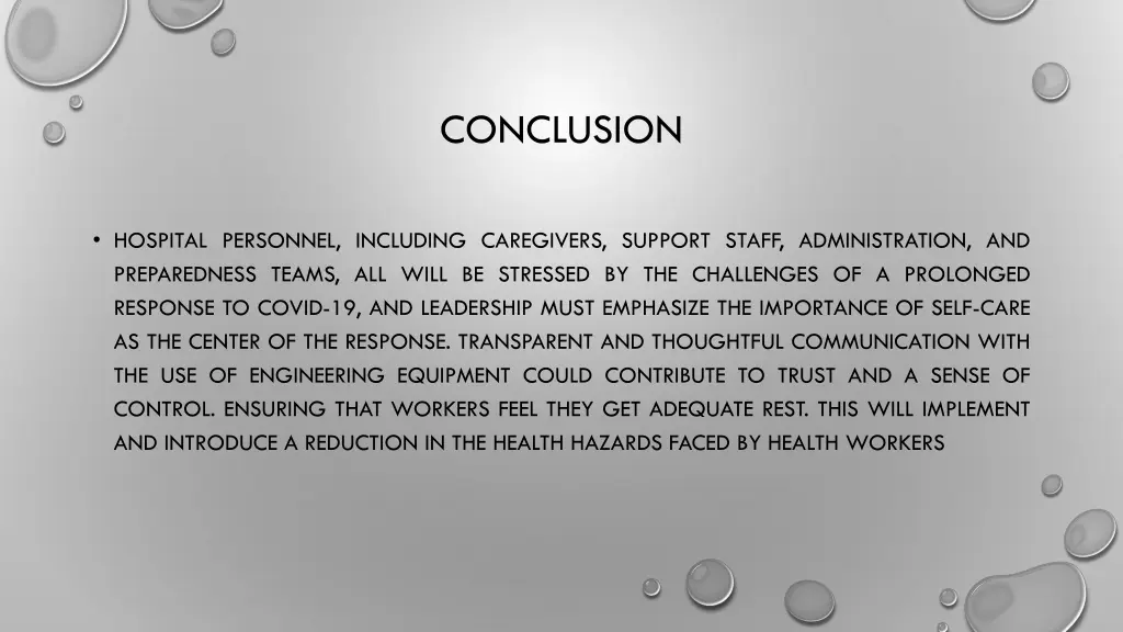 conclusion