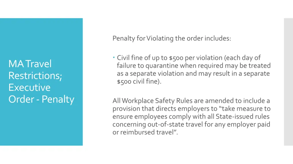 penalty for violating the order includes