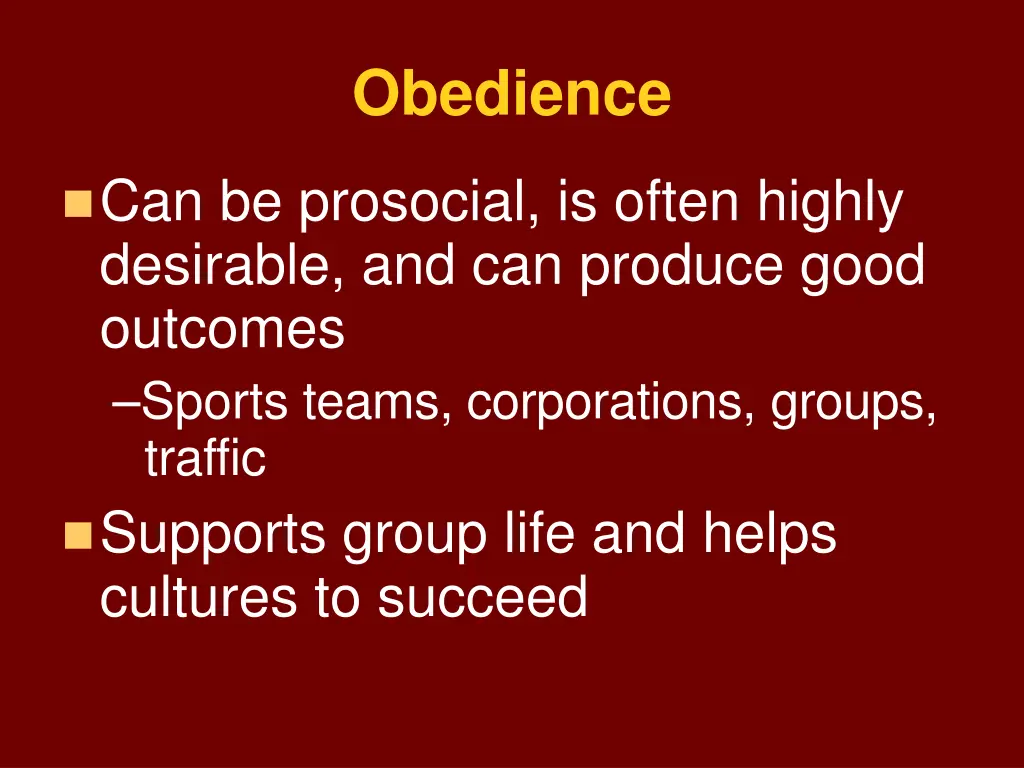 obedience 2