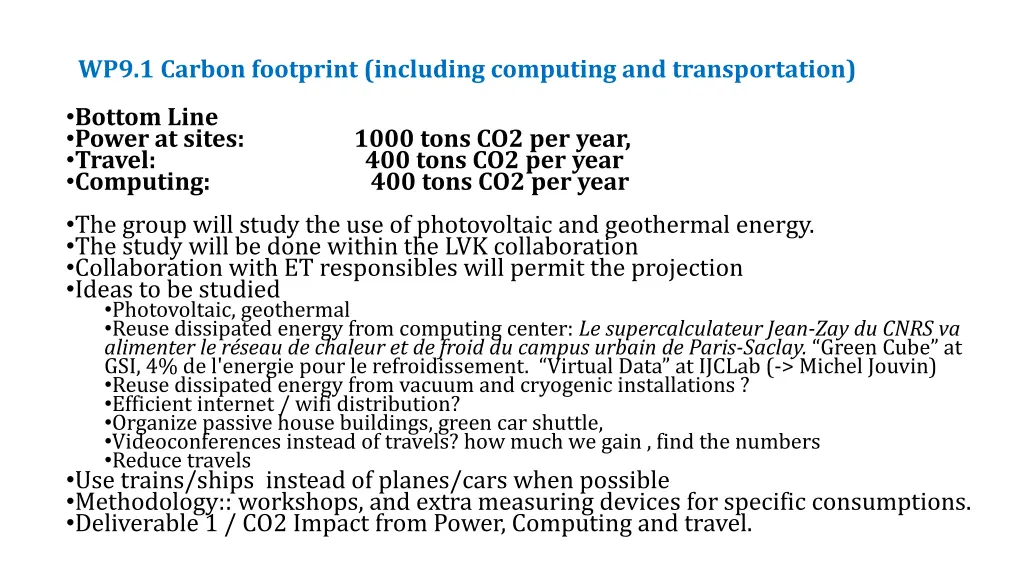 wp9 1 carbon footprint including computing 3
