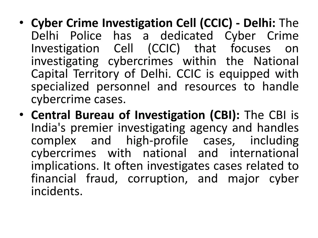 cyber crime investigation cell ccic delhi