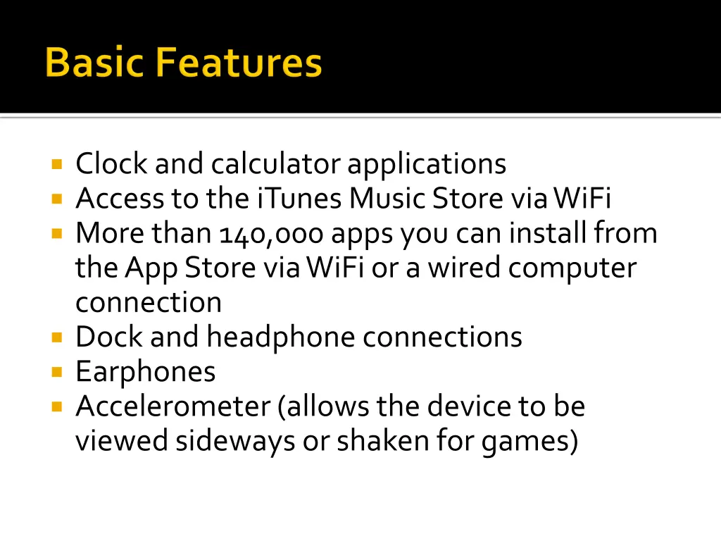 clock and calculator applications access