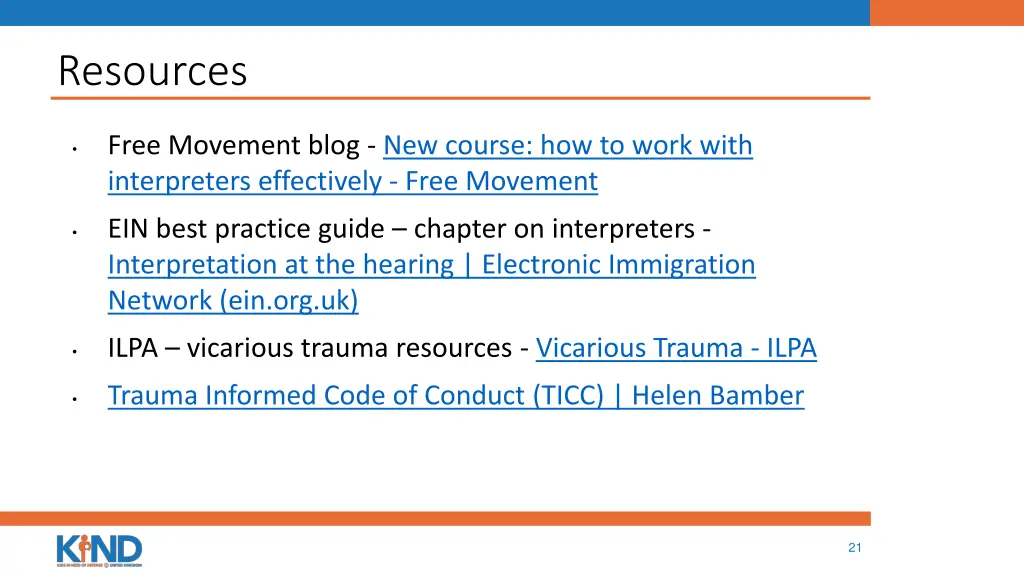 resources