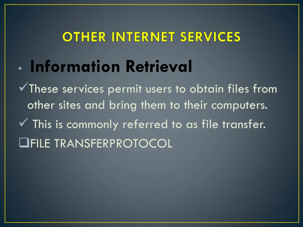 other internet services 2