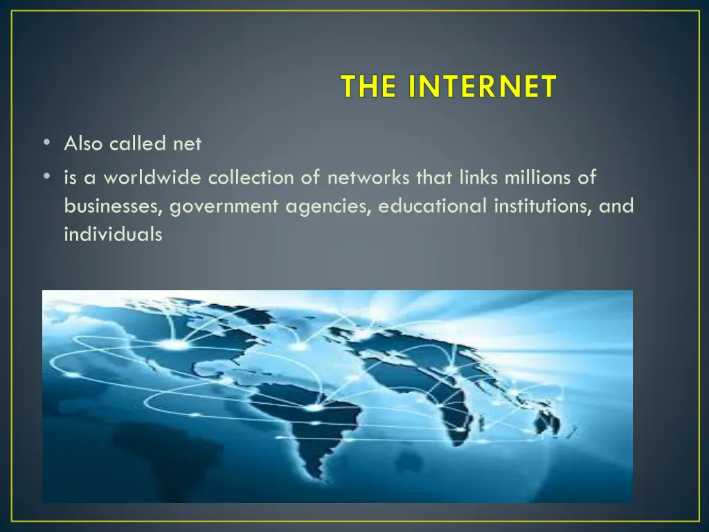 the internet