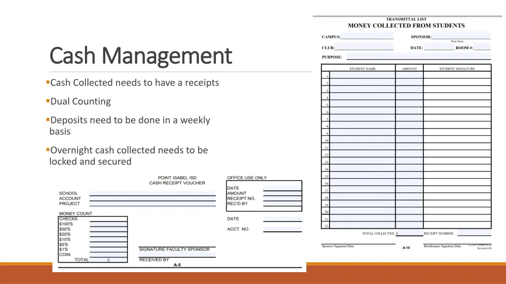 cash management cash management