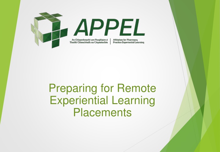 preparing for remote experiential learning