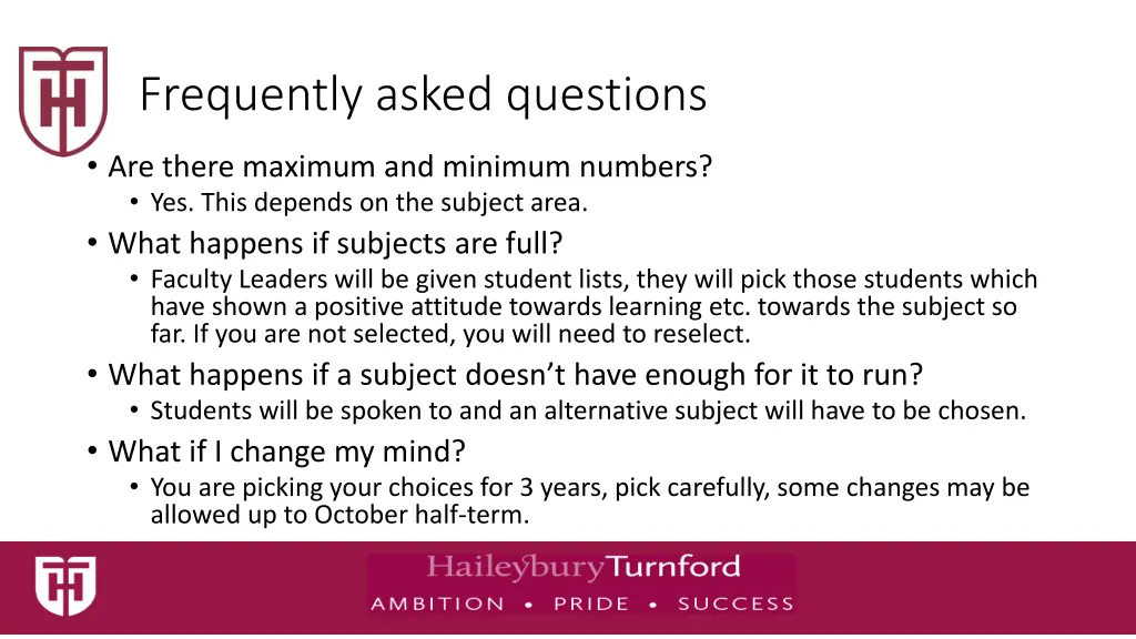 frequently asked questions