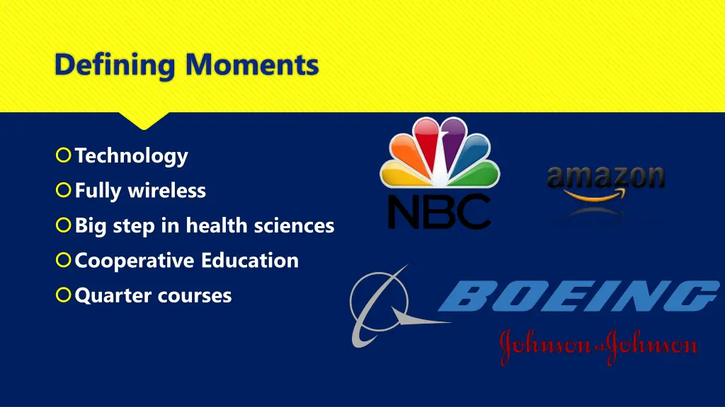 defining moments