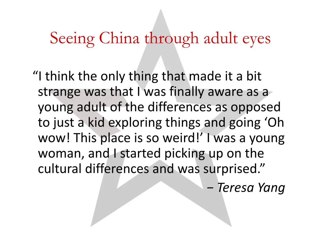 seeing china through adult eyes