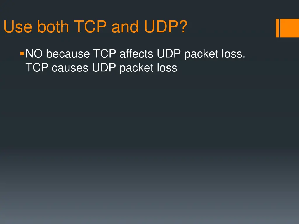 use both tcp and udp