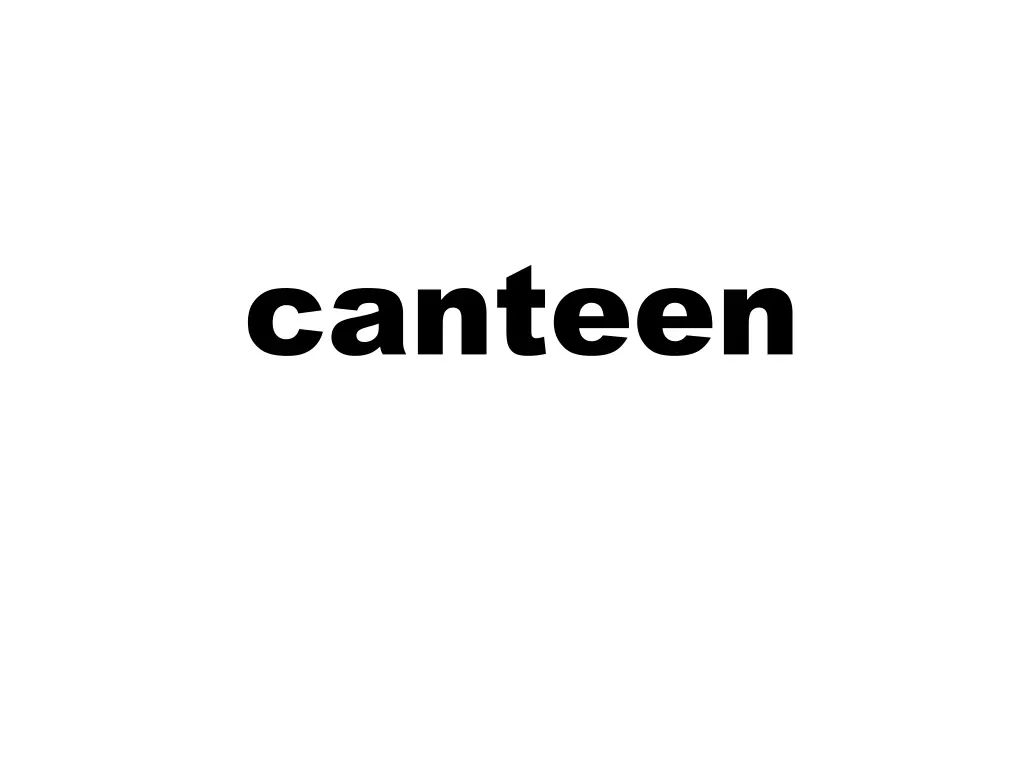 canteen