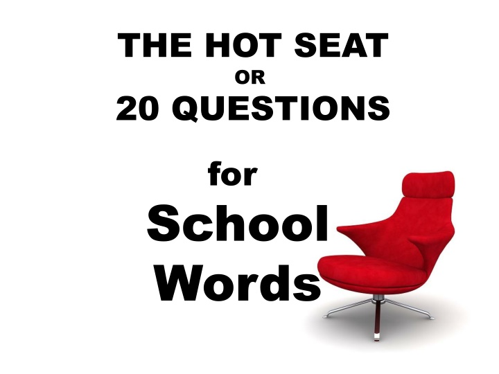 the hot seat or 20 questions