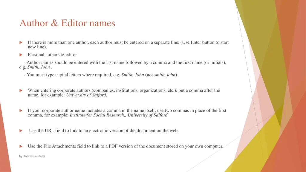 author editor names