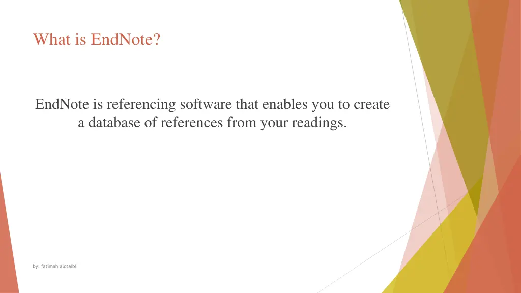 what is endnote