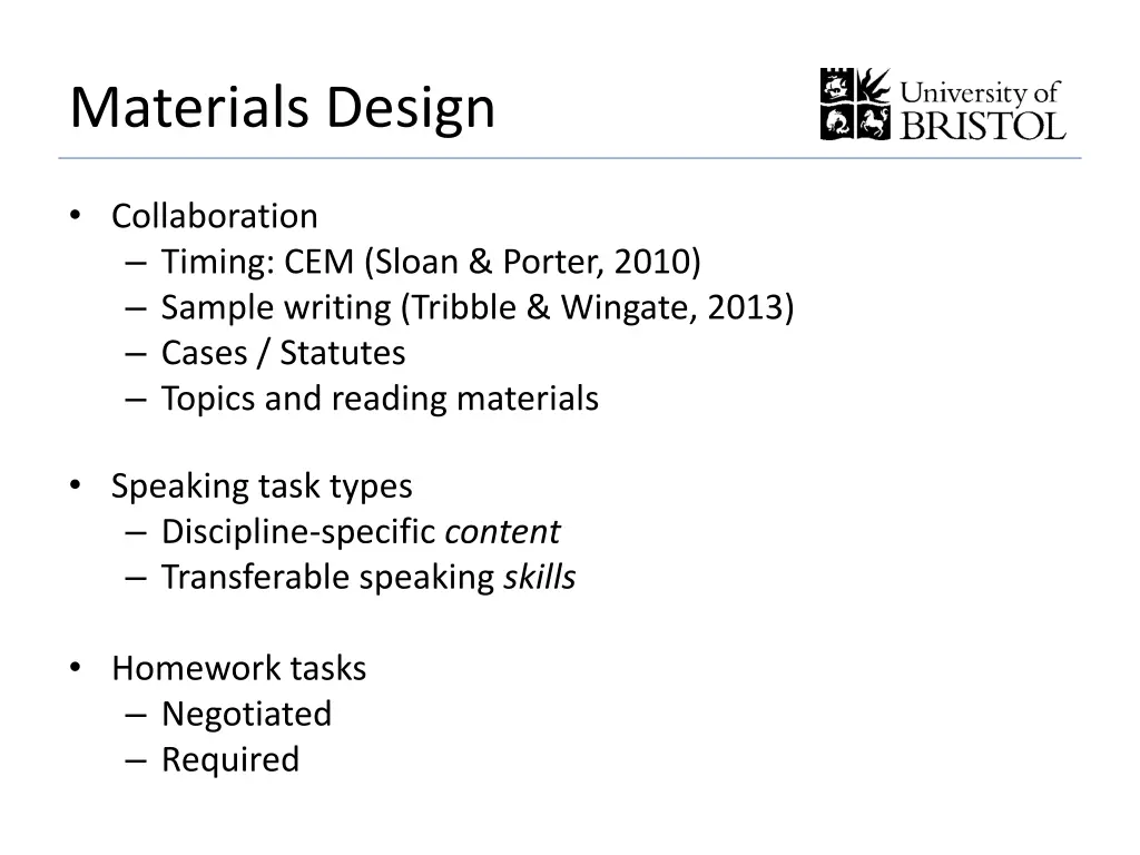 materials design