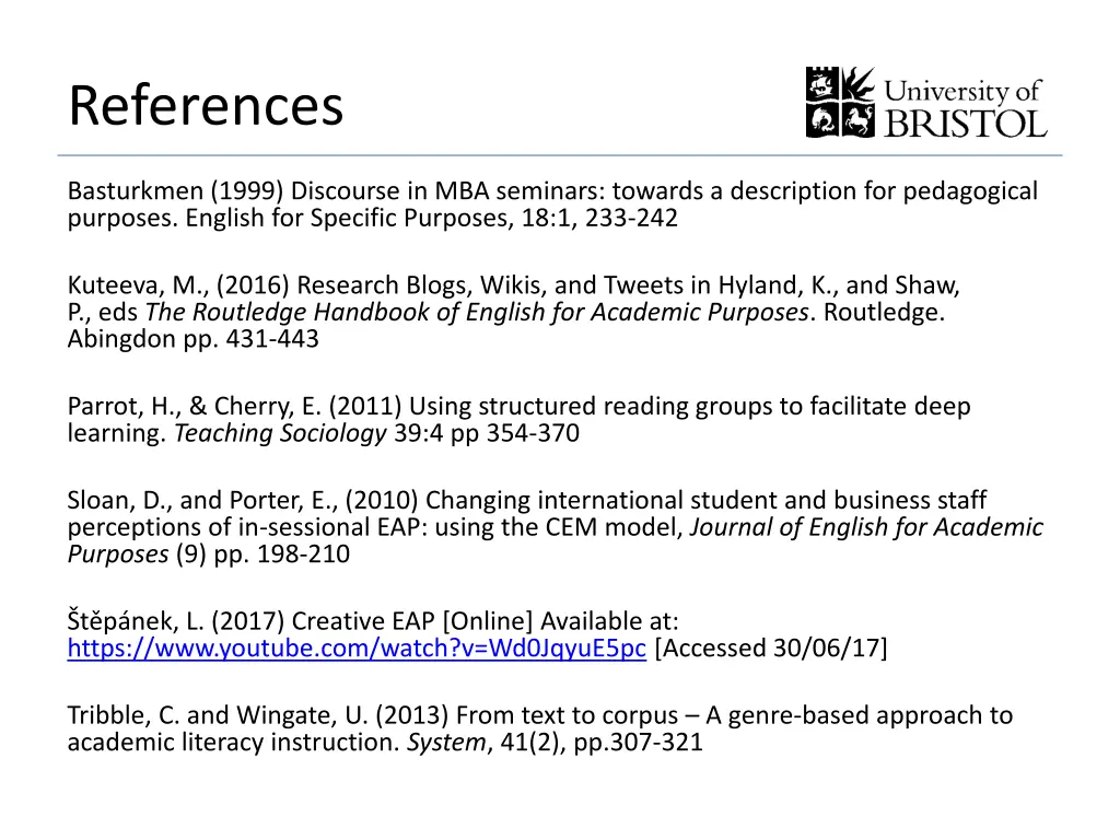 references
