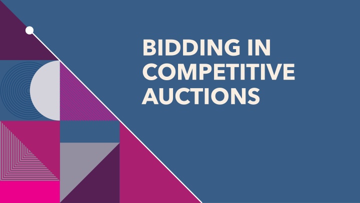 bidding in competitive auctions
