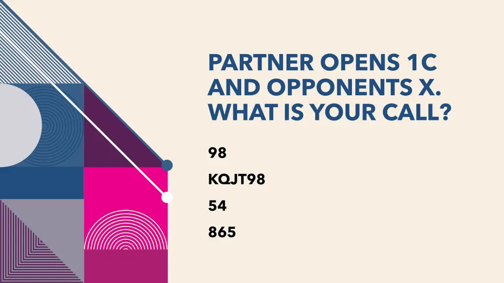 partner opens 1c and opponents x what is your call