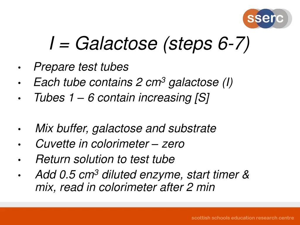 i galactose steps 6 7