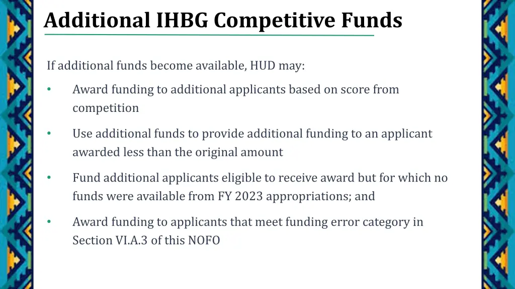 additional ihbg competitive funds