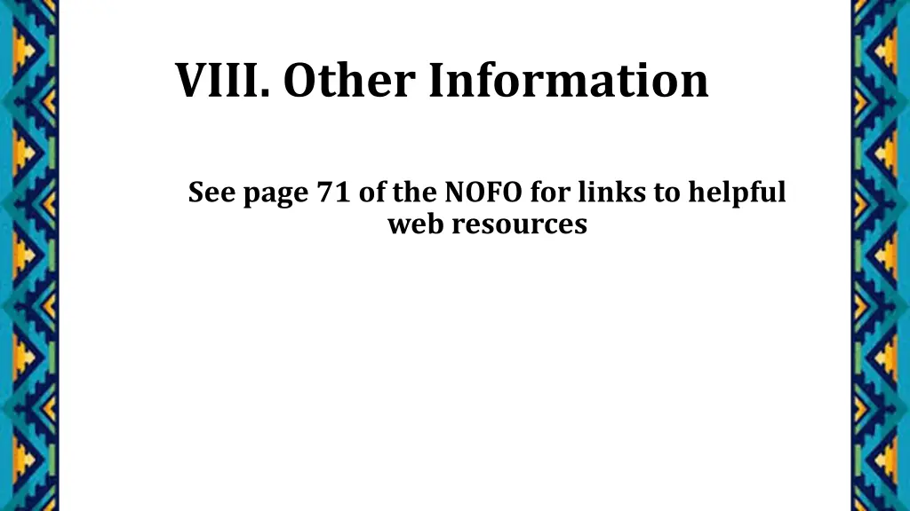 viii other information