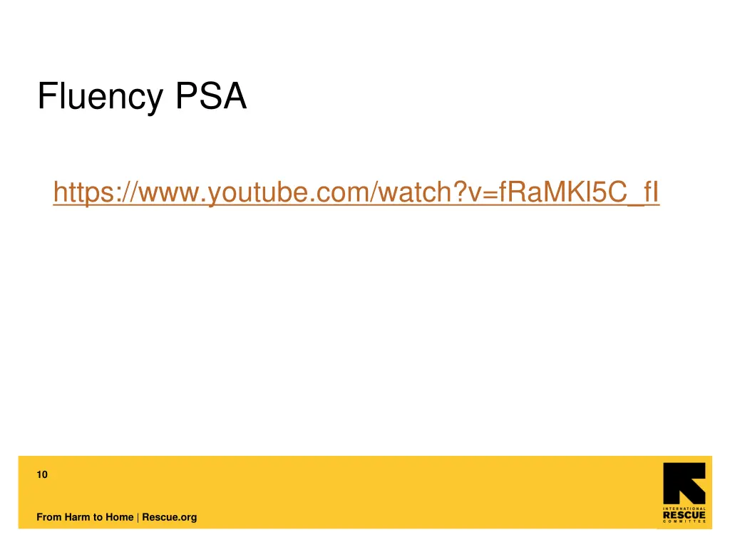 fluency psa